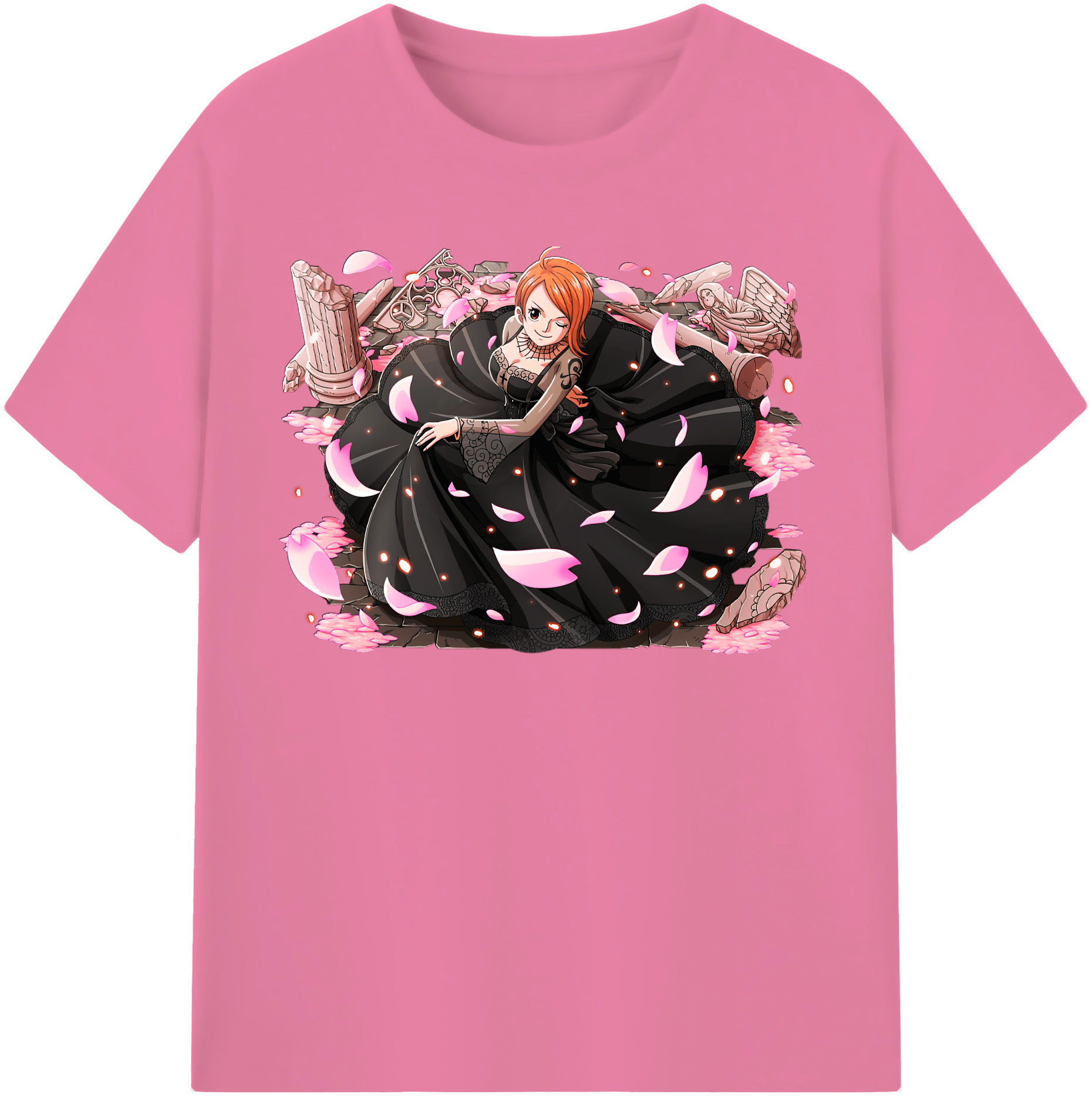 ワンピース ナミ ONE PIECE Nami 綿100％半袖Tシャツ（フロントプリント）
